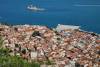 Nafplio City View Above II Bourtzi old town jetty