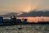 Paros Parikia Town Port Sunset