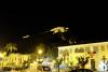 Nafplio Plateia Trion Navarchon Blick auf Palamamidi